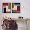 Stupell Industries Abstract Modular Color Block 2 pc Framed Floater Canvas Wall Art Set Design by Victoria Barnes
